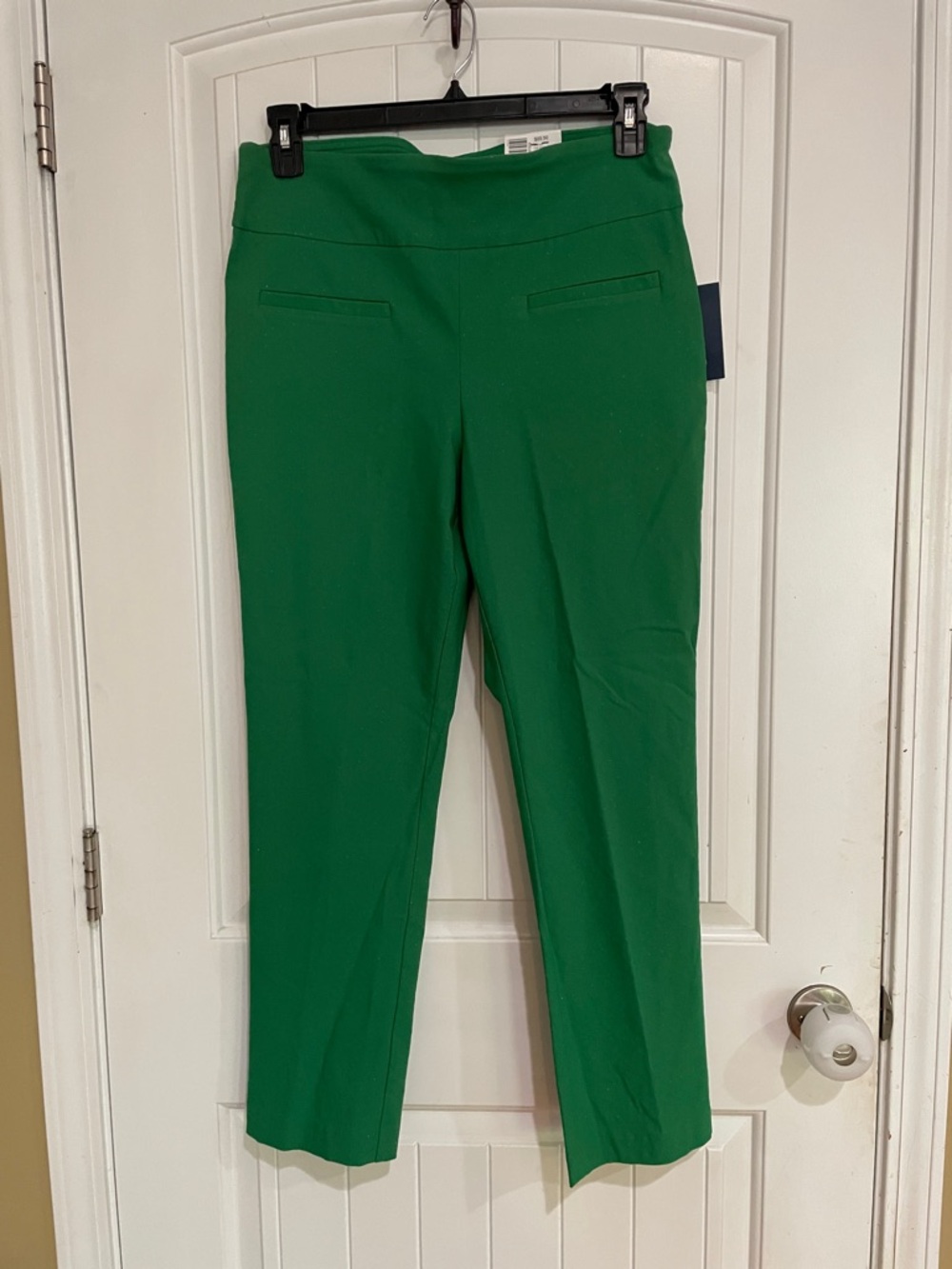 Crown and Ivy size 14A green/gold dot pant NWT